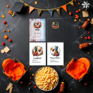 Invitación Foto Rustic BBQ Graduation Party