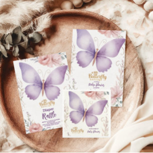 Plato De Papel Boho Butterfly Baby Shower