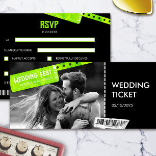 Pase de embarque del concierto de Boda de rock y R