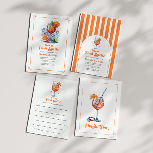 Tarjeta De Agradecimiento Amor a Primera Spritz Desayuno Nupcial Foto