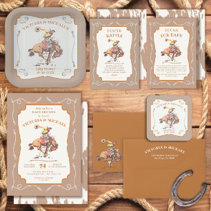 Servilleta De Papel Cowboy Occidental Bucking Bronco