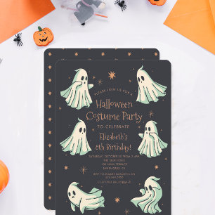 Invitación Fantasma Halloween Spooktacular Costum Fiesta de c