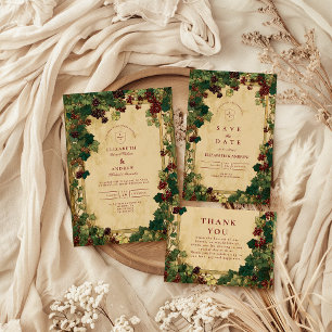 Invitación Boda encantado de Ivy Greenery