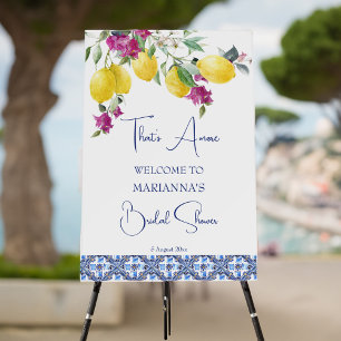 Tarjeta De Recepción Registro de regalos de limones italianos bougainvi
