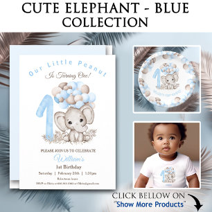 Body Para Bebé 1.ᵉʳ Cumpleaños Cute Elephant Nombre Baby Bodysuit