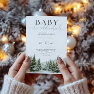 Tarjeta Pequeña Bebé hace frío afuera Libro de regalos para baby s