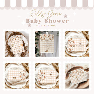 Servilleta De Papel Una Baby Shower tontamente burda
