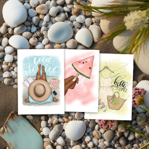 Invitación a la fiesta de cumpleaños en la playa d