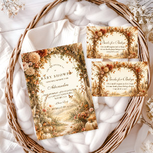 Servilleta De Papel Elegante Baby Shower Boho de Otoño