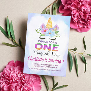 Body Para Bebé 1.ᵉʳ unicornio mágico floral