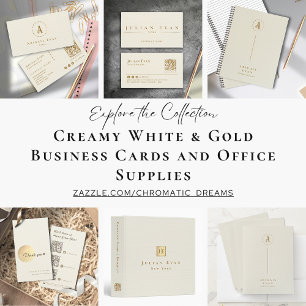 Cuaderno Elegante espiral ejecutiva de monograma de oro cre