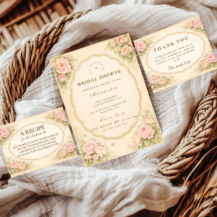 Servilleta De Papel Tarde de boda en el jardín de rosas Vintage Blush