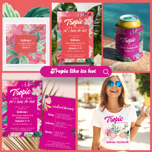Camiseta Fiesta de fin de semana de soltera tropical