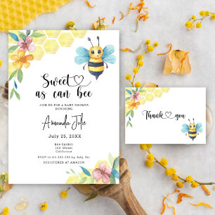 Lámina Pequeña Abeja - Juego de Cramble de Palabras para 