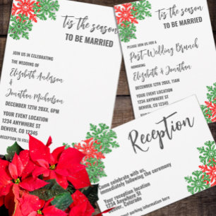 Invitación Este Es El Boda De Los Navidades De Temporada