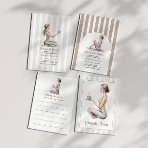 Tarjeta De Agradecimiento Foto de cumpleaños de Pilates y Lattes Wellness
