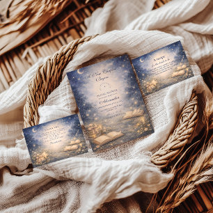 Tarjeta De Agradecimiento Ducha de Novia Capítulo Nuevo de Cuento de Hadas