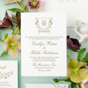 Rosa de acuarela Hydrangea Guardar la tarjeta de f
