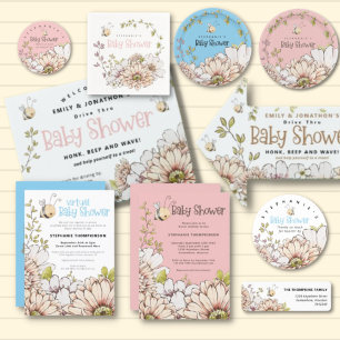 Lámina Juego de Baby Shower Blue de Budget Bee Advice Mom