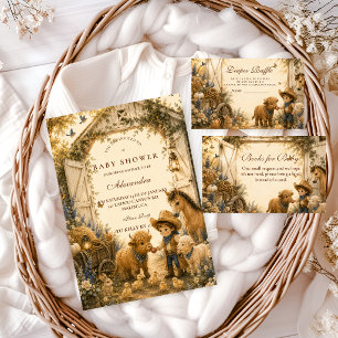 Servilleta De Papel Clásico Chico Occidental Boho Baby Shower
