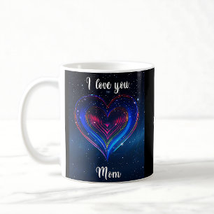 Chapa Cuadrada I Love You Mom Square Button / Pin para Mamá