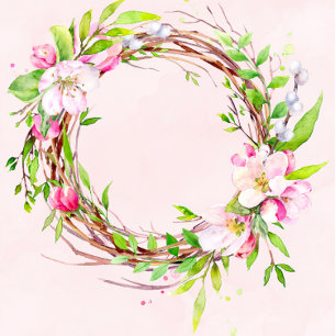 Invitación Boda de música vintage en flor de manzana