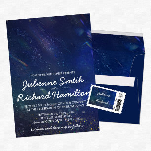 Escrito en la invitación a la boda de la galaxia d