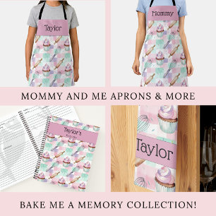 Delantal personalizado para niños pastel reposterí