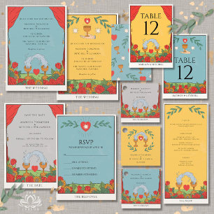 Reserva La Fecha Baraja de Tarot Vintage Adivinación Mística Boda  