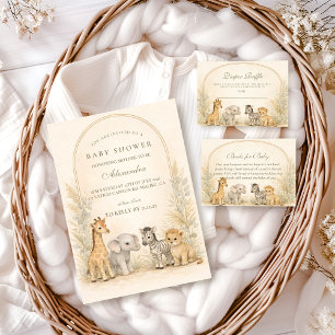 Servilleta De Papel Dulce Safari Jungle Baby Shower