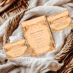Invitación Despedida de soltera Western del Desierto