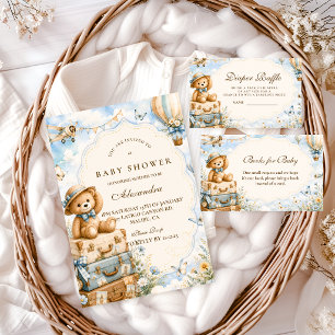 Servilleta De Papel Ducha de Bebé del Oso de Peluche Encantado Viaje