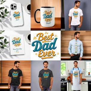 Camiseta Mejor Papá Nunca   Día del padre personalizado ret
