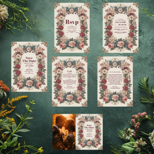 Invitación Boda floral de Royal Victorian