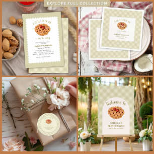 Servilleta De Papel Baby Shower de cascada cutie Pie Fall