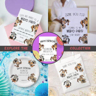 Única tarjeta de cumpleaños divertida para perros