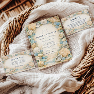 Invitación Ducha de Novia de Arenas de la Costa