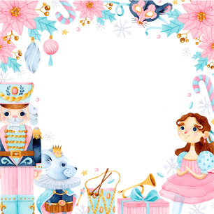 Invitación Vintage Christmas Nutcracker Baby Shower