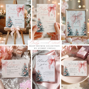 Tarjeta De Recepción Bebé hace frío afuera Libros de bebé Shower de Bab