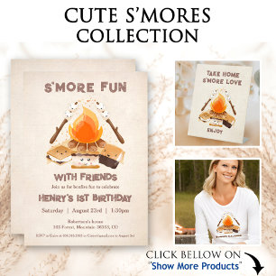 Servilleta De Papel Cute S'more Campfire Unas servilletas de papel de 