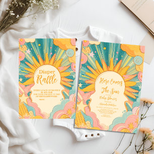 Servilleta De Papel Sunshine Here Come The Son Baby Shower