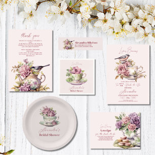 Servilleta De Papel El amor es producir té Fiesta ducha de novia
