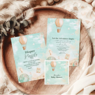 Servilleta De Papel Que la aventura empiece Baby Shower