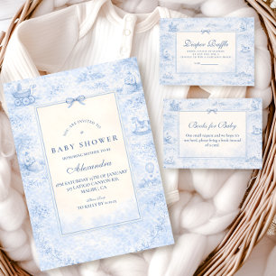 Servilleta De Papel Fiesta de Baby Shower de Guardería Vintage Toile