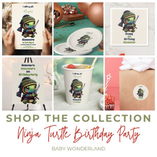 Servilleta De Papel Nacimiento de los niños de las tortugas de Ninja
