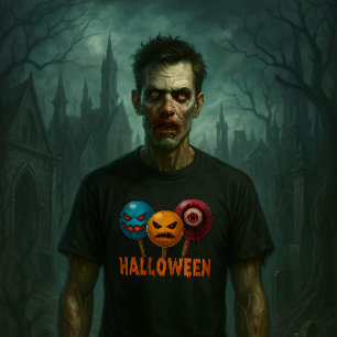 Invitación Halloween de dulces siniestros