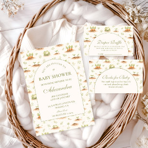 Servilleta De Papel Ducha de bebé Jardín de pequeños brotes