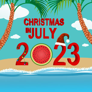 Navidades de la playa Watermelon en julio de 2023