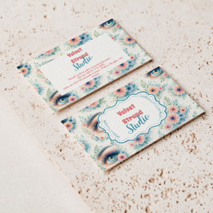 Tarjeta De Agradecimiento Artista de Pestañas Acuarela Negocio de Belleza Fl