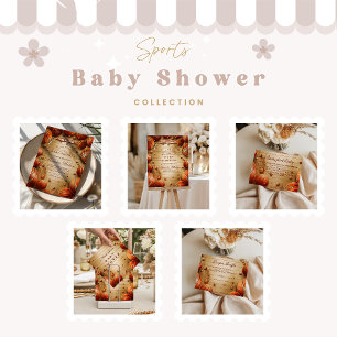 Servilleta De Papel Baby Shower de Deportes de Baloncesto Vintage